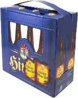 Incartonatrice wrap-around, birre in bottiglia