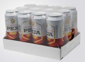 Atlanta - Serie Ambra - Lattine di birra, confezione vassoio più film