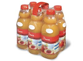 Atlanta - Serie Ambra - Bottiglie in PET confezione con film