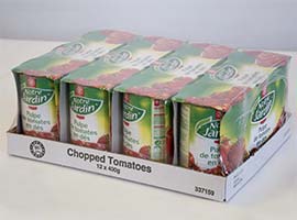 Cluster packaging tray plus film